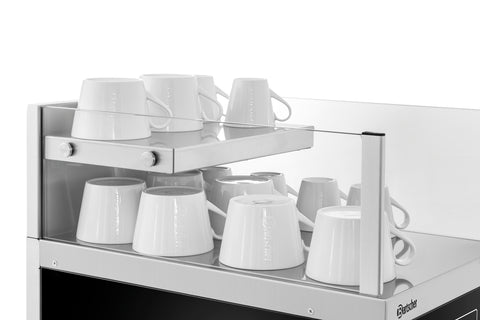 Milchkühlschrank-Tassenwärmer-Kombi