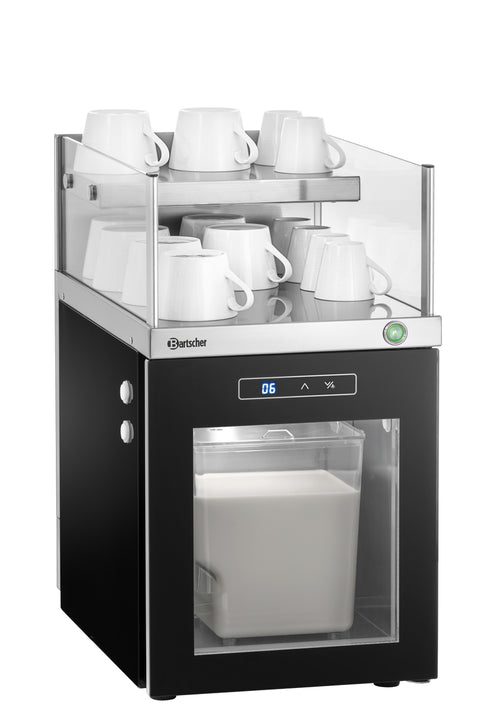 Milchkühlschrank-Tassenwärmer-Kombi