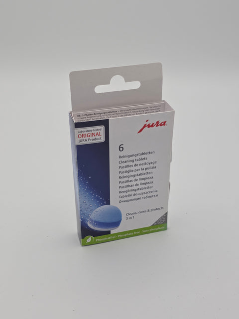 JURA 3 Phasen Reinigungstabletten 6er Blister